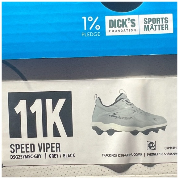 DSG •Kids' Speed Viper Multi Sport Cleats - Picture 8 of 8